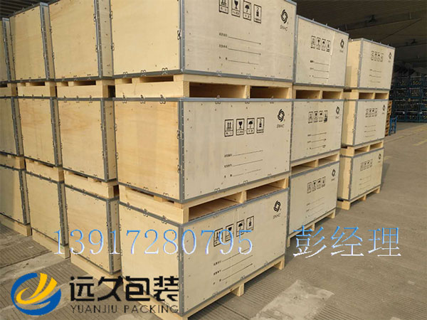 新型无钉松江出口钢带木箱厂家 钢带木箱